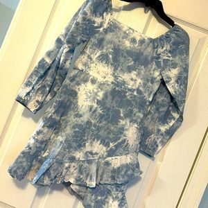 Blue and white Rare Editions dress
